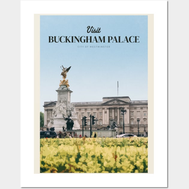 Visit Buckingham Palace Wall Art by Mercury Club